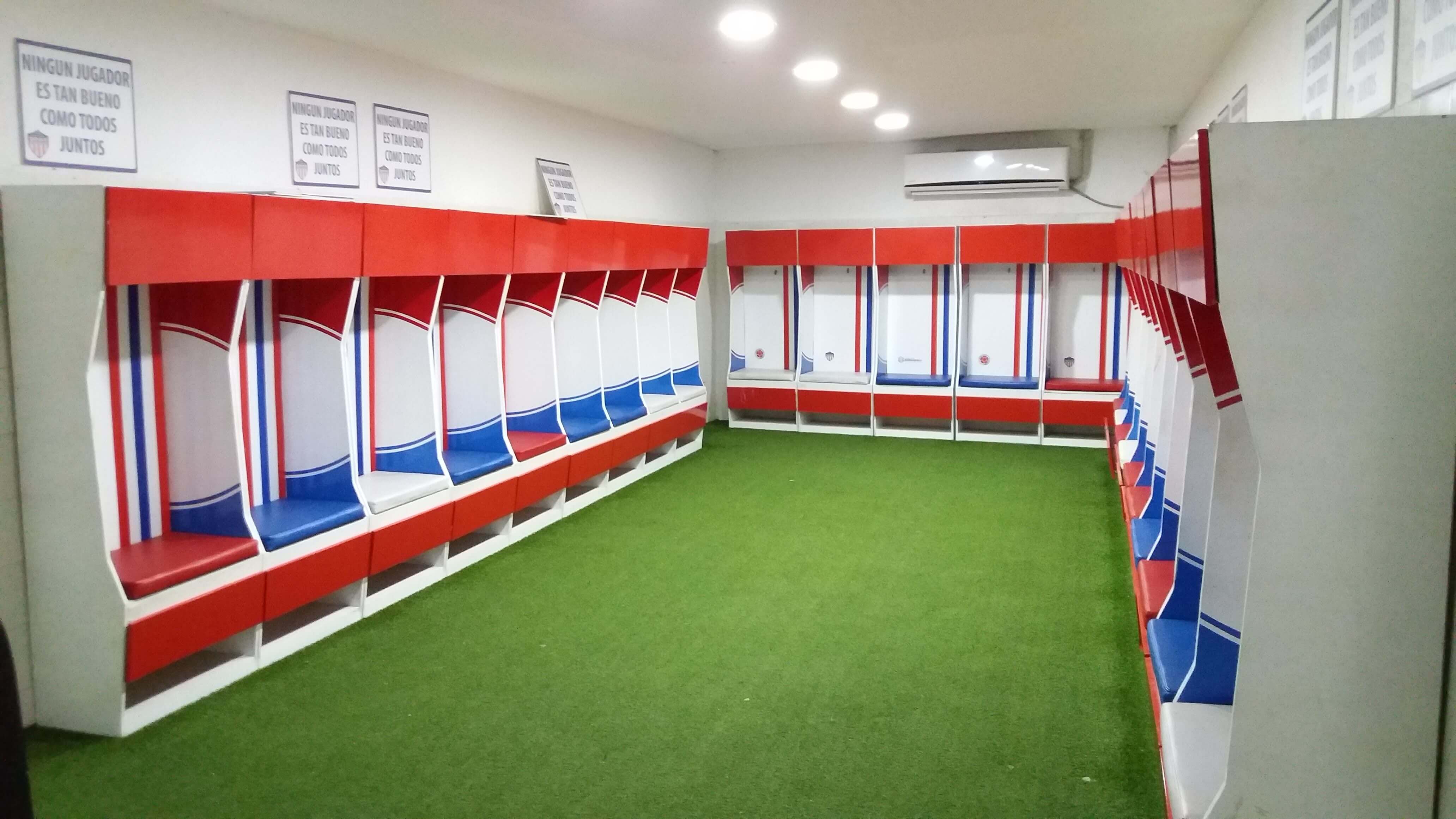 cabina del equipo “Junior de Barranquilla”