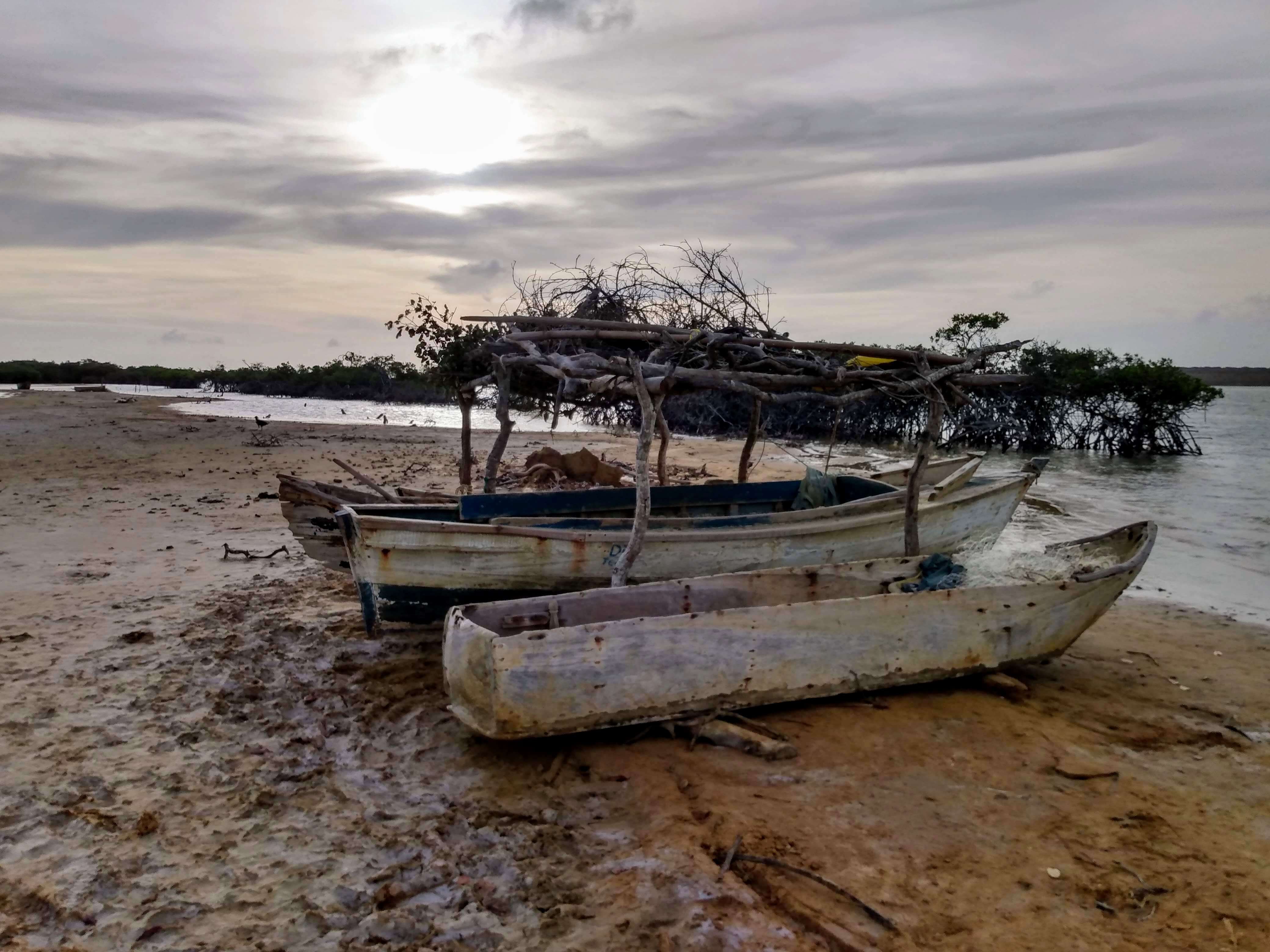 Playa cerca de Punta Gallinas